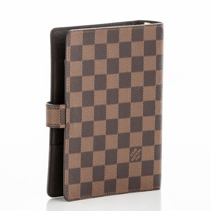 Louis Vuitton Damier Ebene Medium Ring Agenda Cover 3 of 6