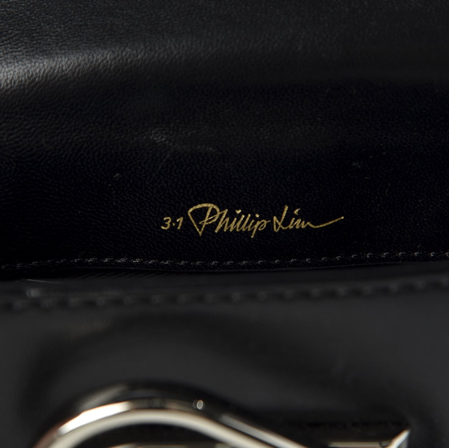 3.1 Calfskin Stingray Embossed Micro Alix Crossbody Bag Black