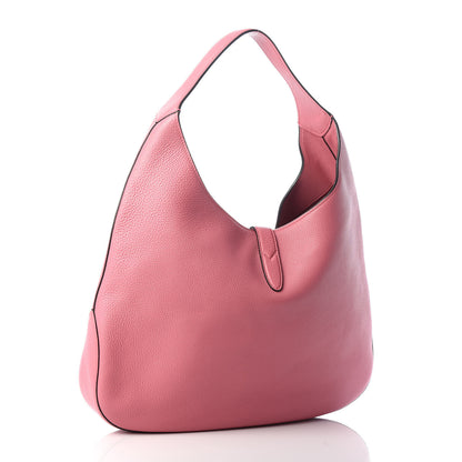 Gucci Soft Grained Calfskin Large Jackie Hobo Glossy Pink 3 of 9