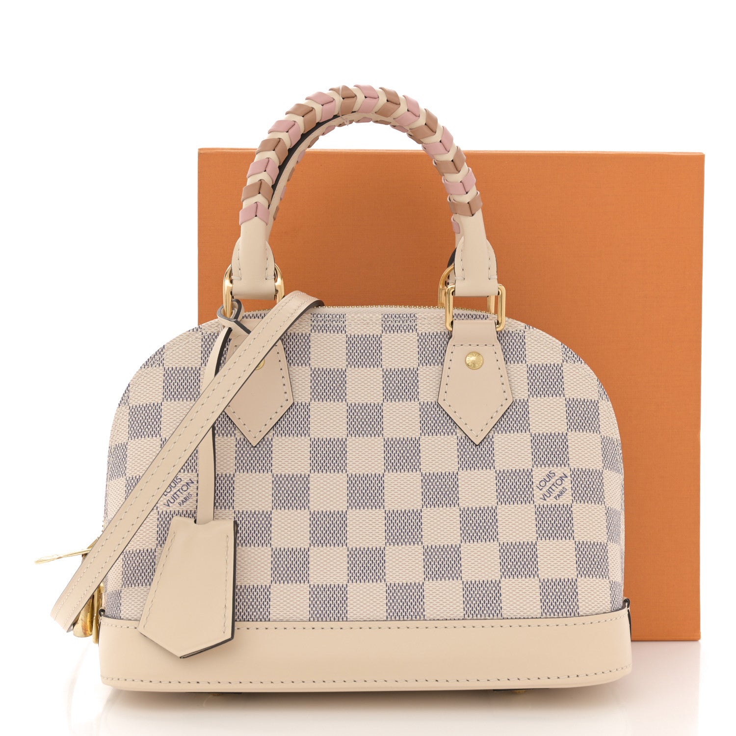 Louis Vuitton Damier Azur Braided Alma BB 10 of 10