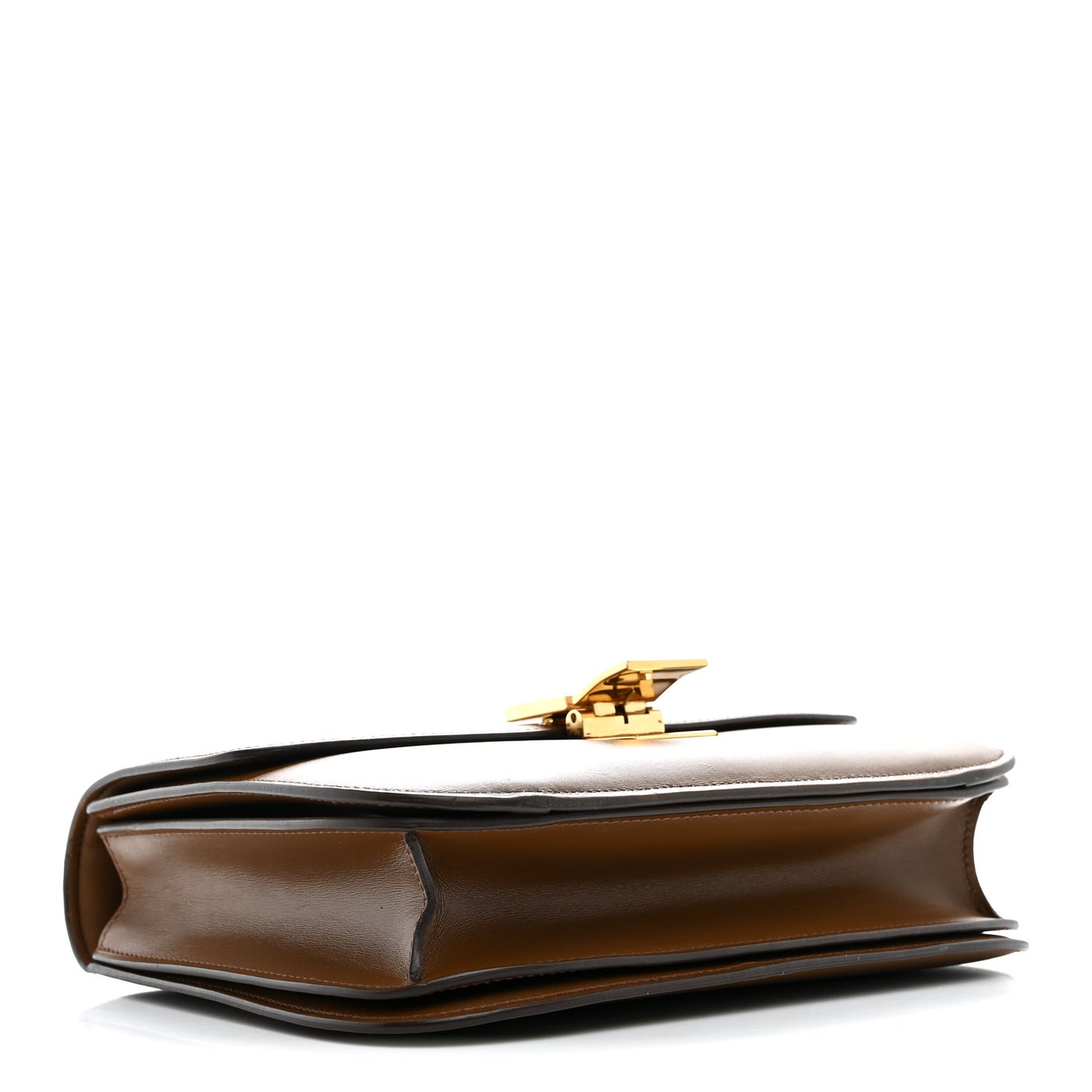 Box Calfskin Medium Classic Box Flap Bag Camel