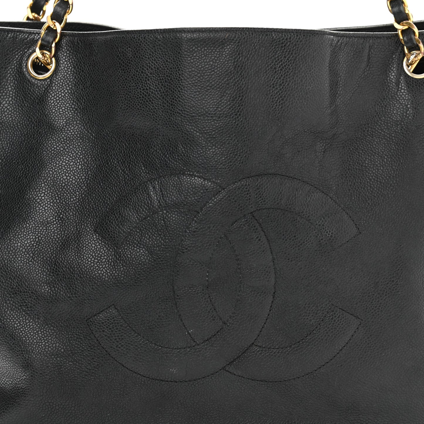 Caviar CC Shoulder Bag Black