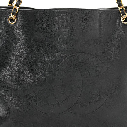 Chanel Caviar CC Shoulder Bag Black 10 of 16