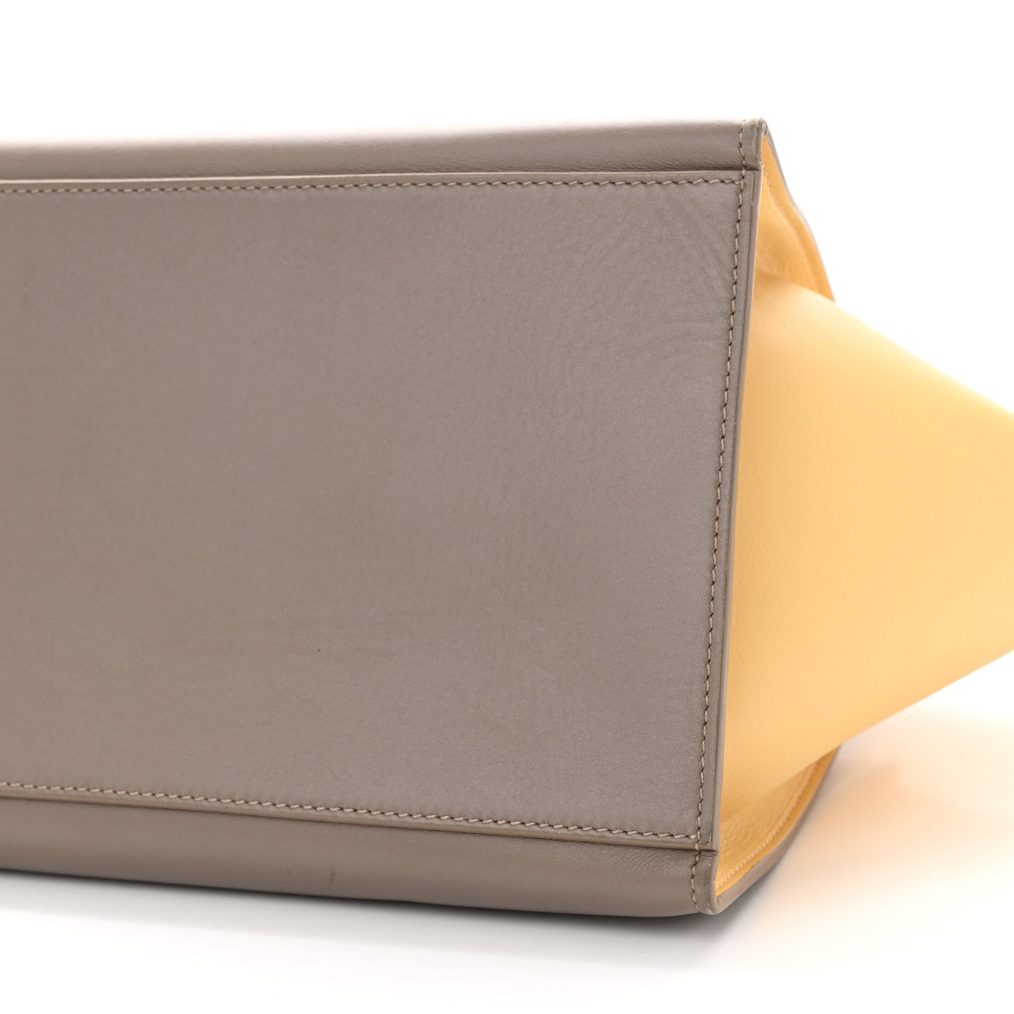 Smooth Calfskin Medium Tri-Color Trapeze Butter