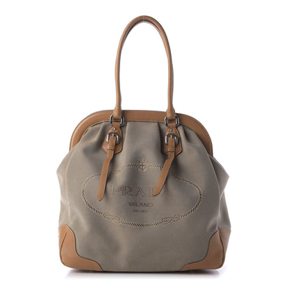 Prada Jacquard Logo Frame Shoulder Bag Corda 1 of 10