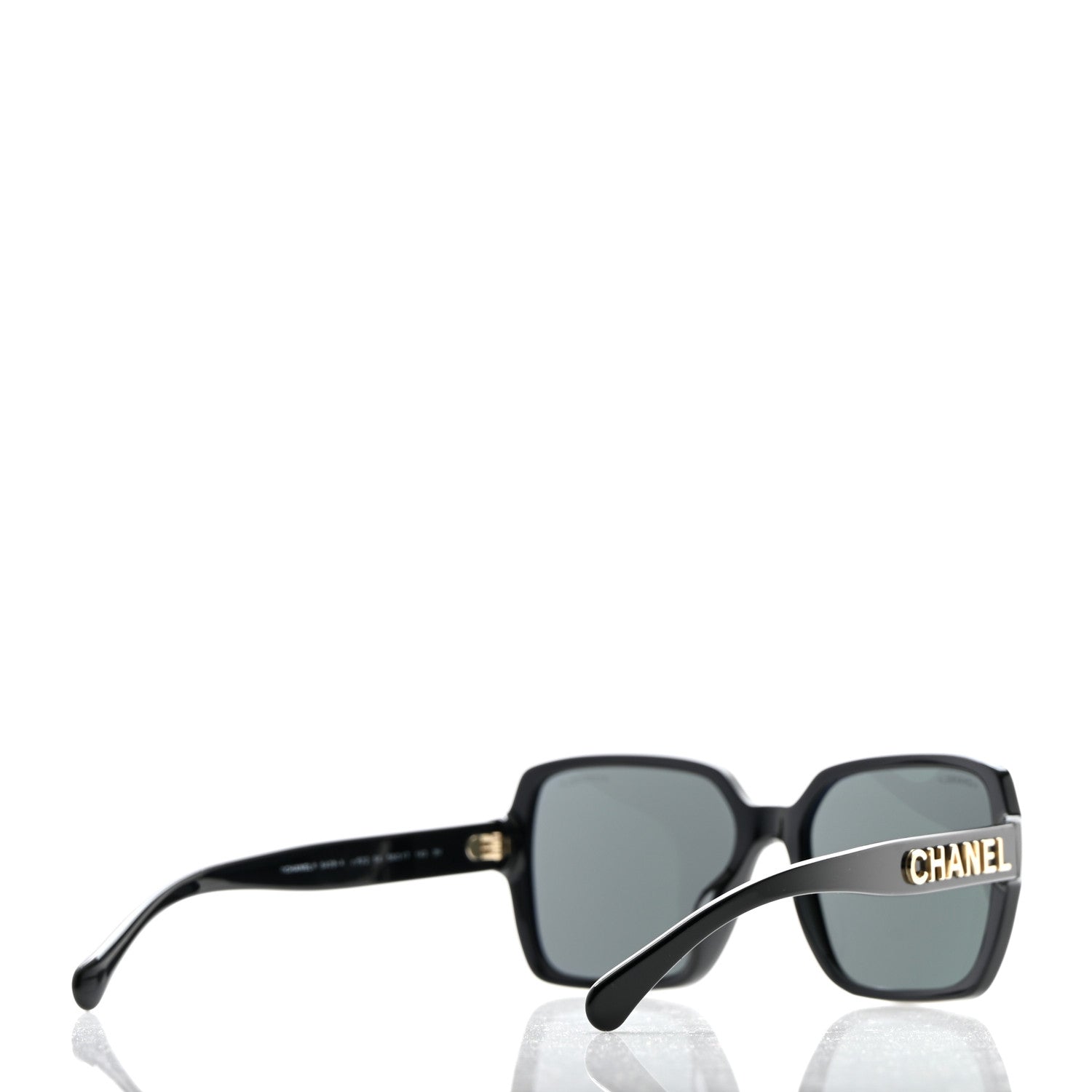 Chanel Acetate Square Sunglasses 5408-A Black 4 of 8
