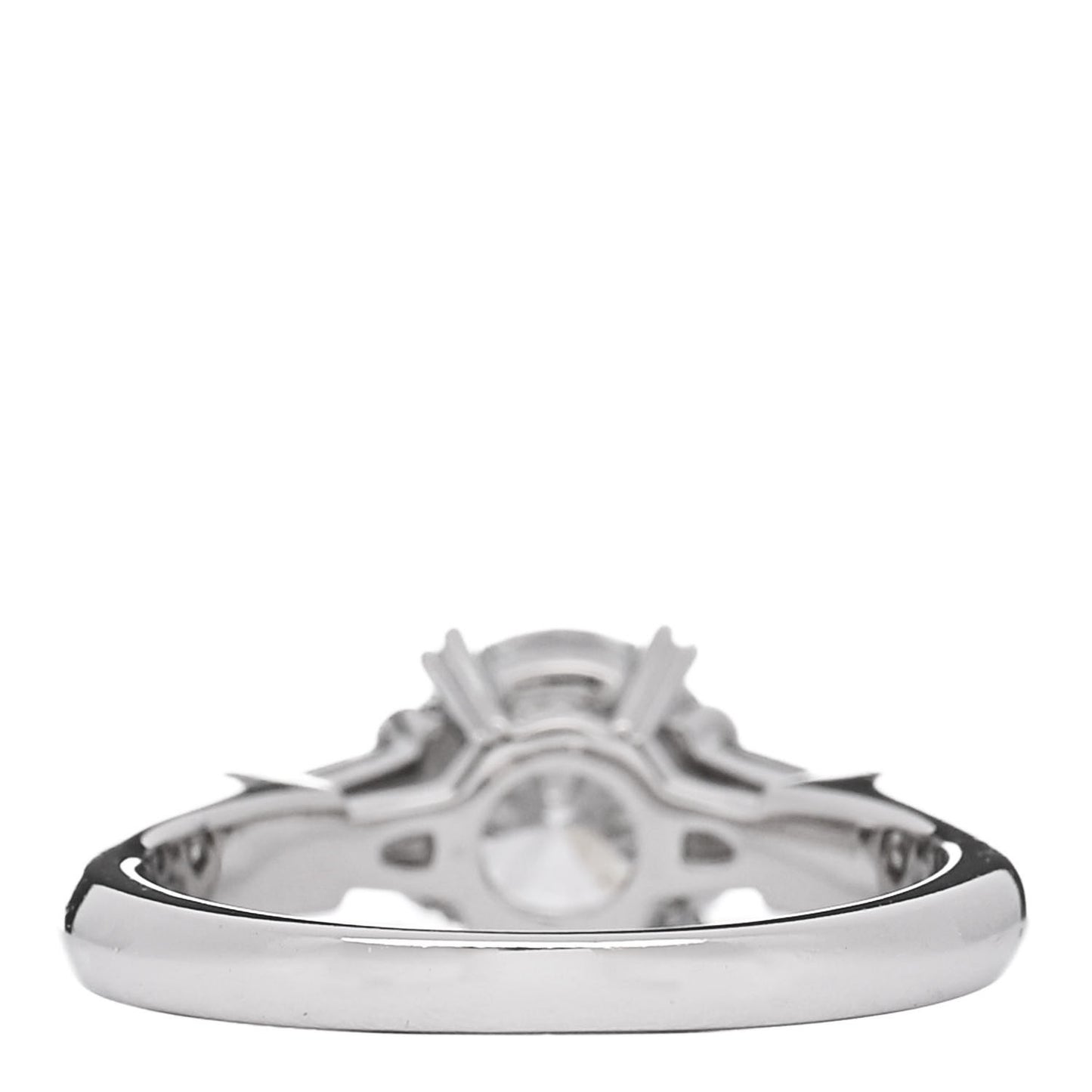 Platinum Diamond 1.03ct Classic Winston Round Brilliant Engagement Ring 46 3.75