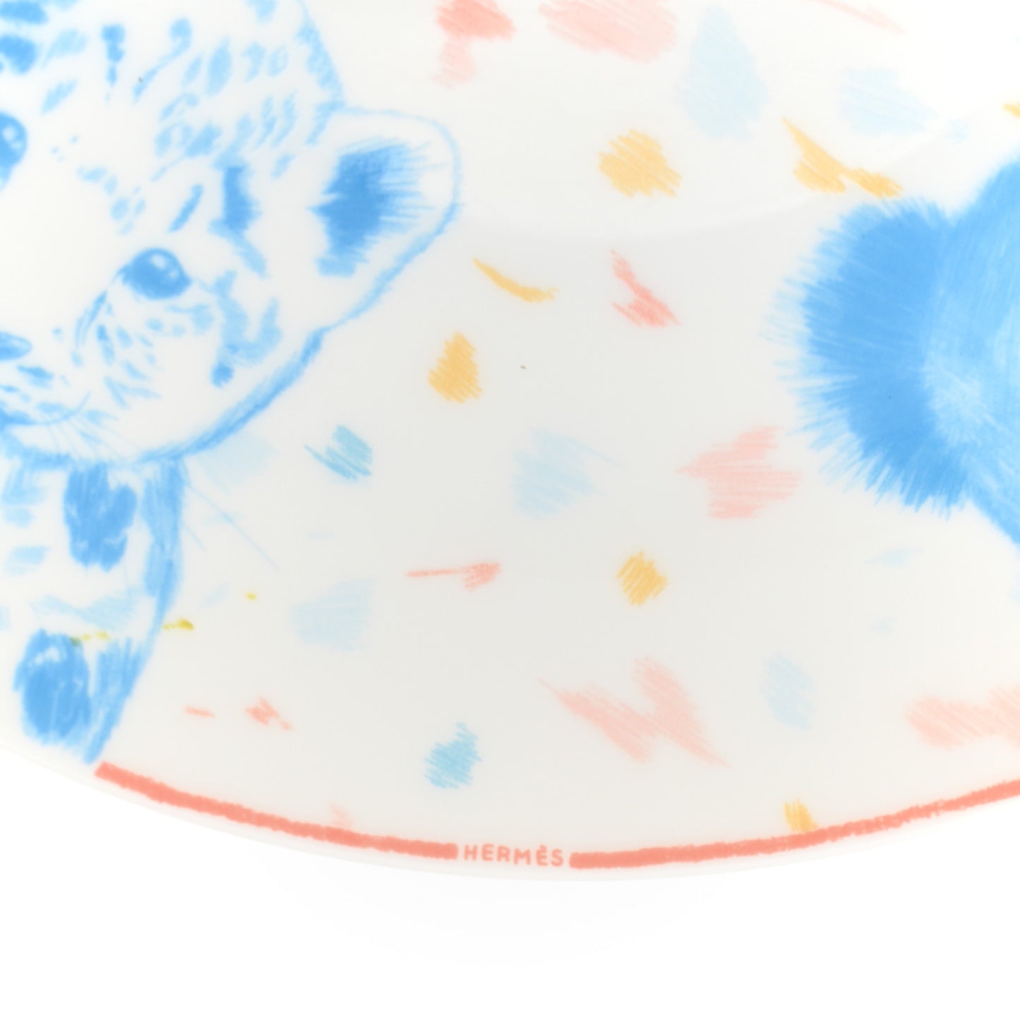 Porcelain Passe-Passe Dessert Plate