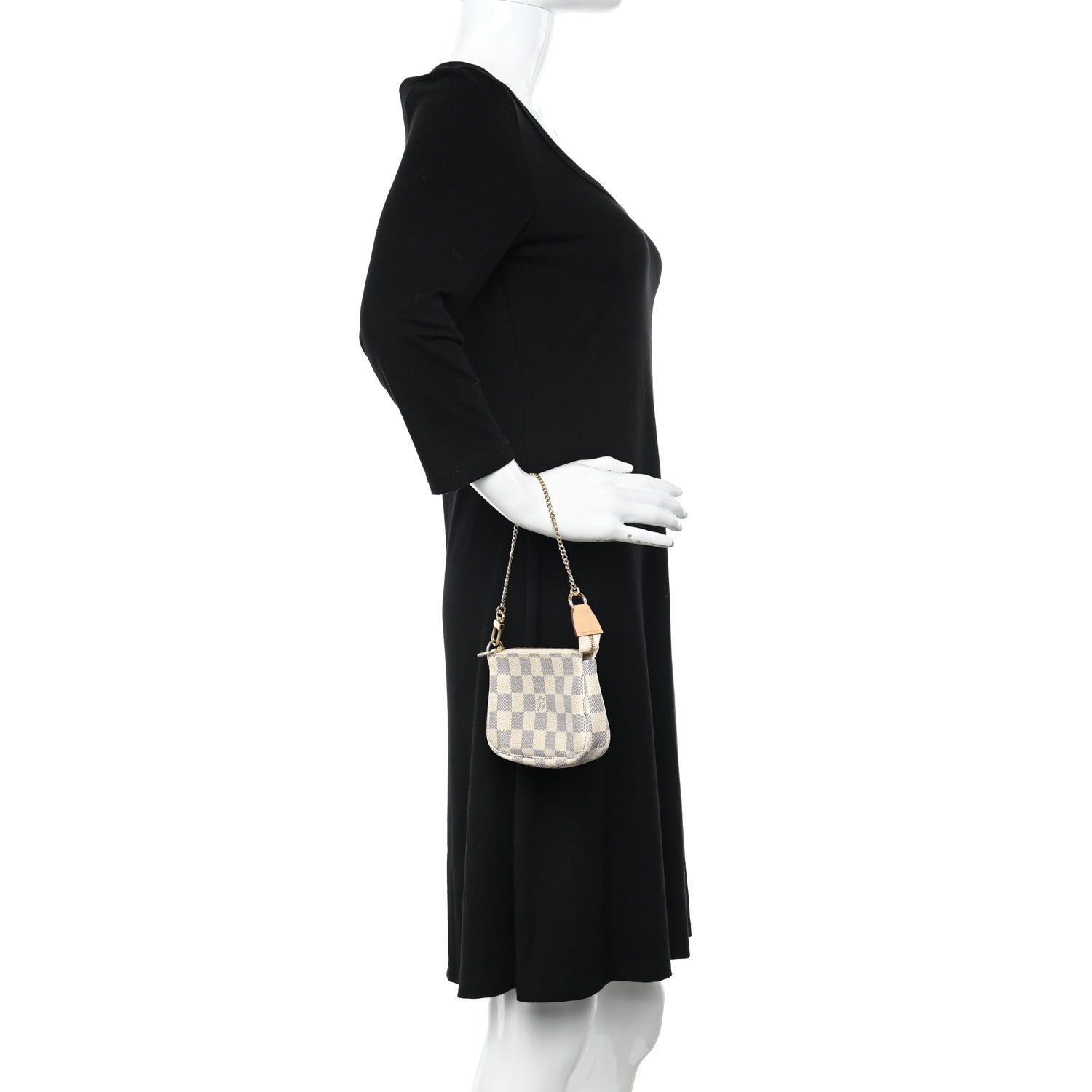 Louis Vuitton Damier Azur Mini Pochette Accessories 2 of 8