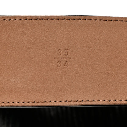 Chanel Patent CC Wide Belt 85 34 Dark Brown 4 of 6