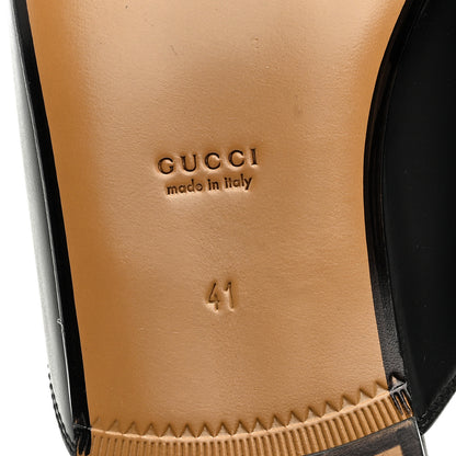 Gucci Calfskin Womens Princetown Slippers 41 Black 6 of 9