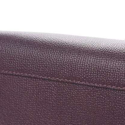 Burberry Derby Calfskin House Check Medium Banner Tote Burgundy 15 of 15