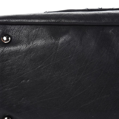 Chanel Calfskin Diamond Stitch Accordion Flap Black 12 of 14