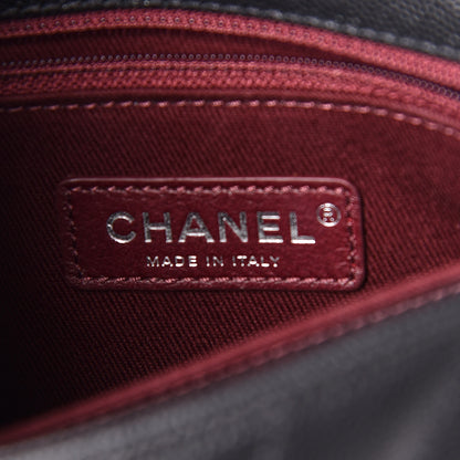 Chanel Caviar Chevron Quilted Mini Coco Handle Flap Black 6 of 11