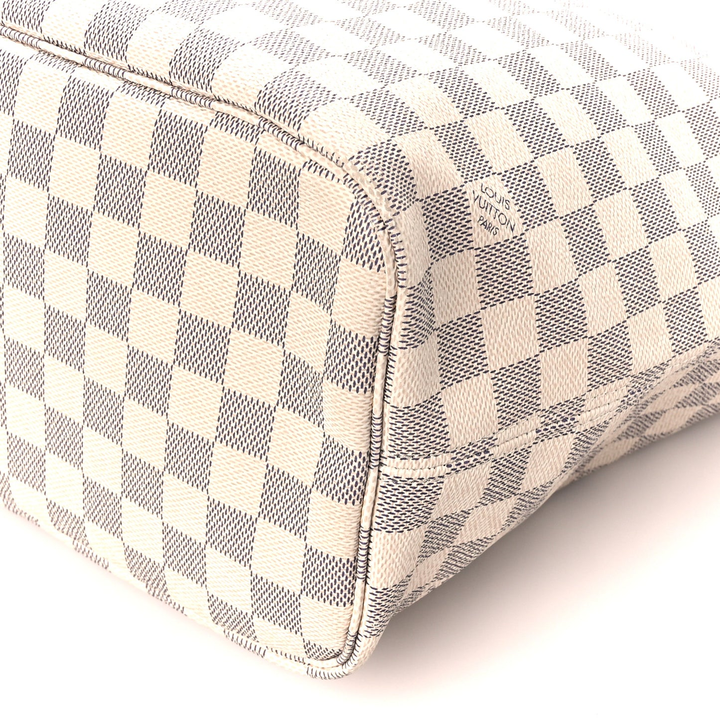 Damier Azur Neo Neverfull MM Rose Ballerine
