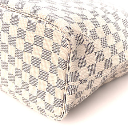 Louis Vuitton Damier Azur Neo Neverfull MM Rose Ballerine 15 of 15