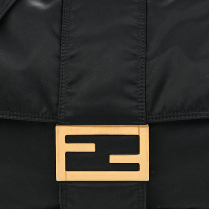 Fendi X PORTER Nylon XL Belt Baguette Bag Black 10 of 13