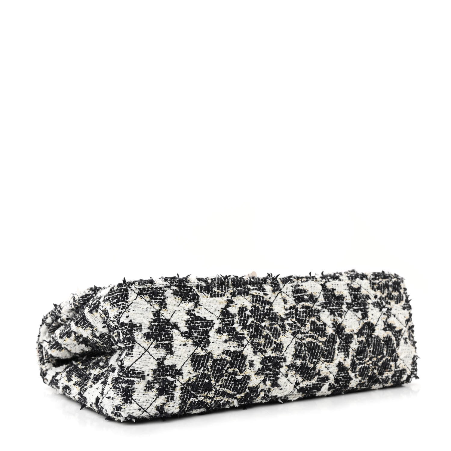 Chanel Tweed Camellia Quilted 2.55 Reissue 226 Flap Ecru 4 of 11