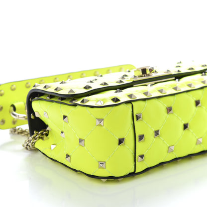 Valentino Garavani Calfskin Mini Rockstud Spike Shoulder Bag Lime 7 of 8