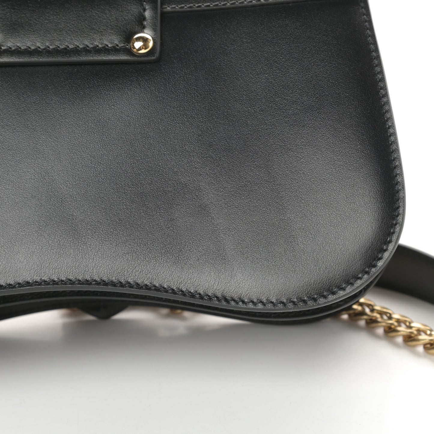 City Calfskin Sidonie Small Chain Crossbody Bag Black