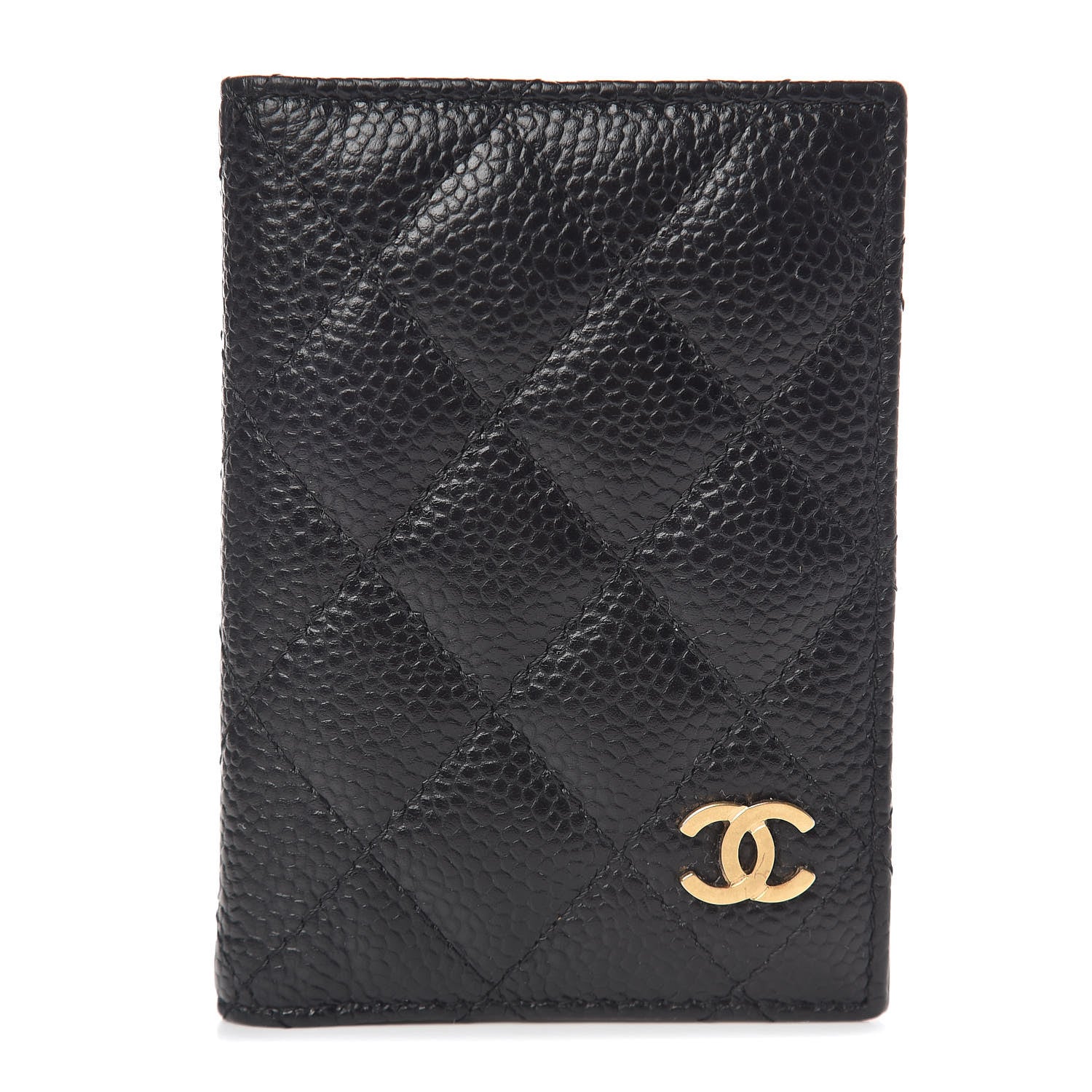 Chanel Caviar Quilted Card Holder Wallet Black 1 of 8