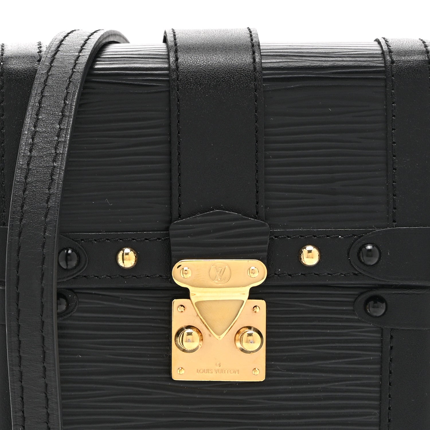 Louis Vuitton Epi Pochette Trunk Verticale Black 8 of 10