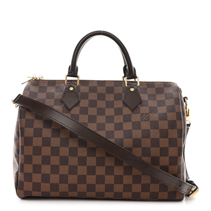 Louis Vuitton Damier Ebene Speedy Bandouliere 30 1 of 11
