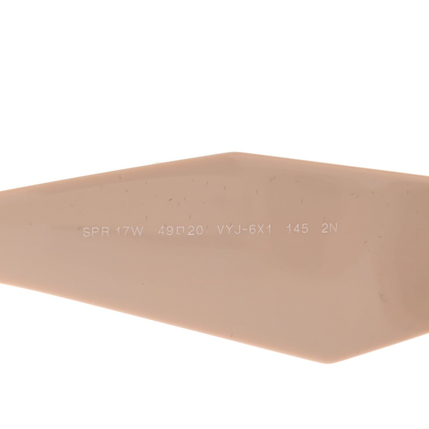 Acetate Symbole Sunglasses SPR 17W Plum Beige