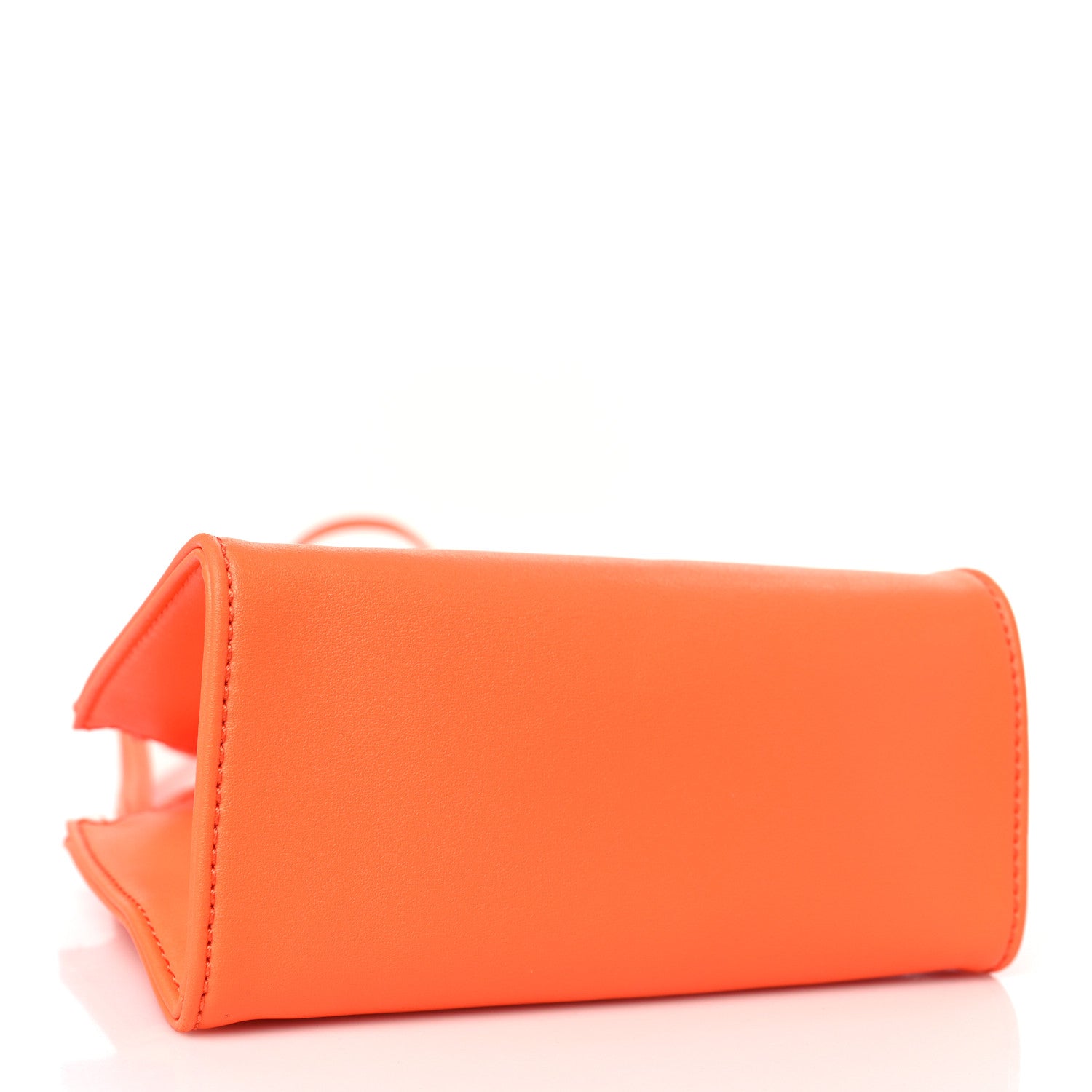 Telfar Vegan Leather Small Shopping Bag Orange 4 of 8