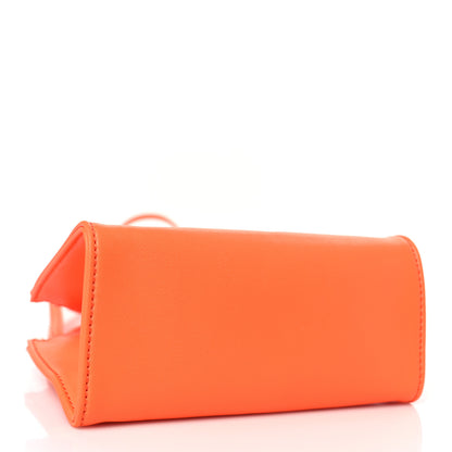 Telfar Vegan Leather Small Shopping Bag Orange 4 of 8