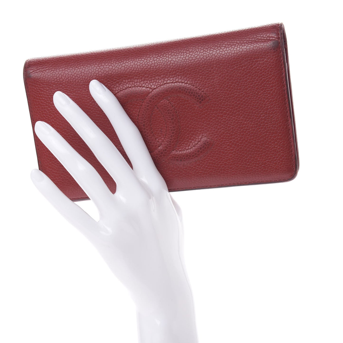 Caviar Timeless CC Yen Wallet Red