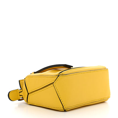 Loewe Calfskin Nano Puzzle Bag Yellow 4 of 10