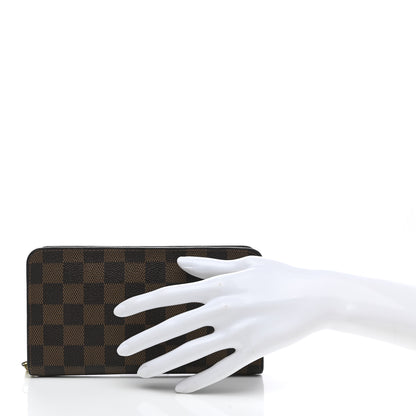 Louis Vuitton Damier Ebene Porte-Monnaie Zippy Wallet 2 of 8