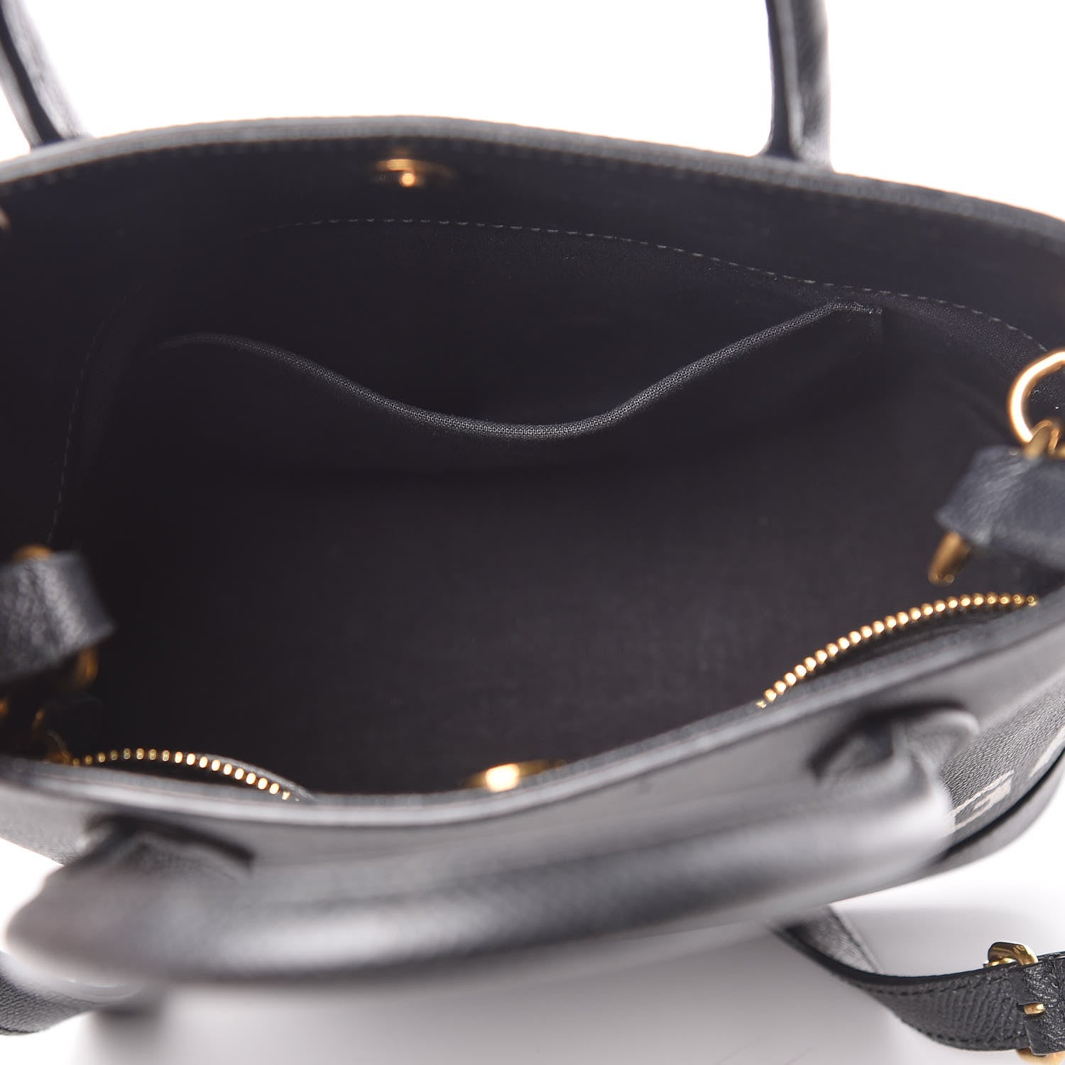 Balenciaga Grained Calfskin Ville Aj Tote XXS Black 7 of 14