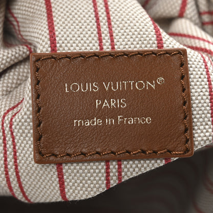 Louis Vuitton Canvas Side Trunk MM Ecru Cognac 6 of 9