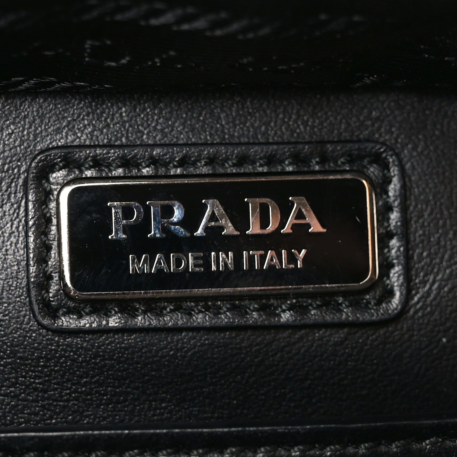 Prada Saffiano Travel Medium Brique Crossbody Bag Black 1859645