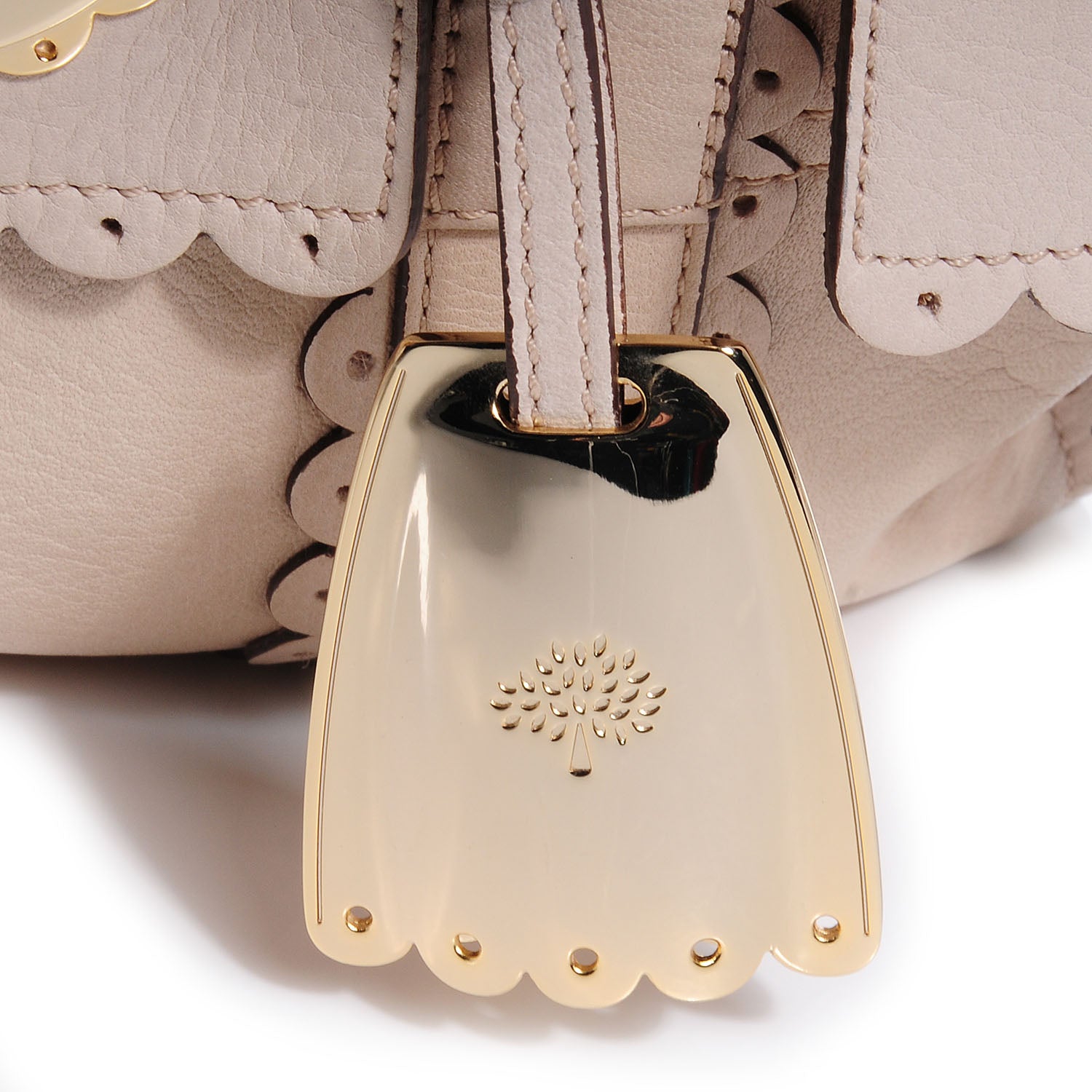 Mulberry Soft Matte Leather Small Cookie Bayswater Satchel Pebble Beige 6 of 14