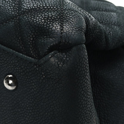 Chanel Iridescent Caviar Medium Lady Pearly Flap Black 11 of 11