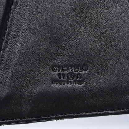 Chanel Lambskin Quilted Wide Belt Black M 4 of 10