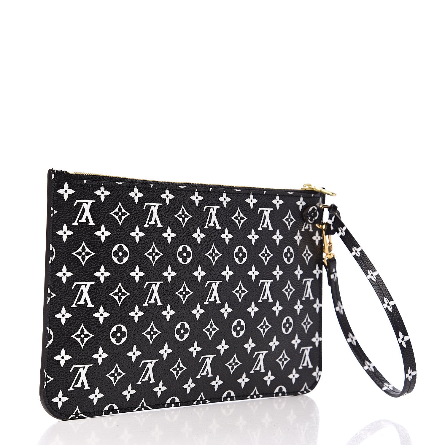 Louis Vuitton Monogram Giant Jungle Neverfull MM GM Pochette Black 2 of 8