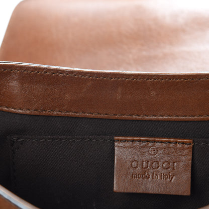 Gucci Calfskin Small Horsebit Chain Clutch Cuir 8 of 11