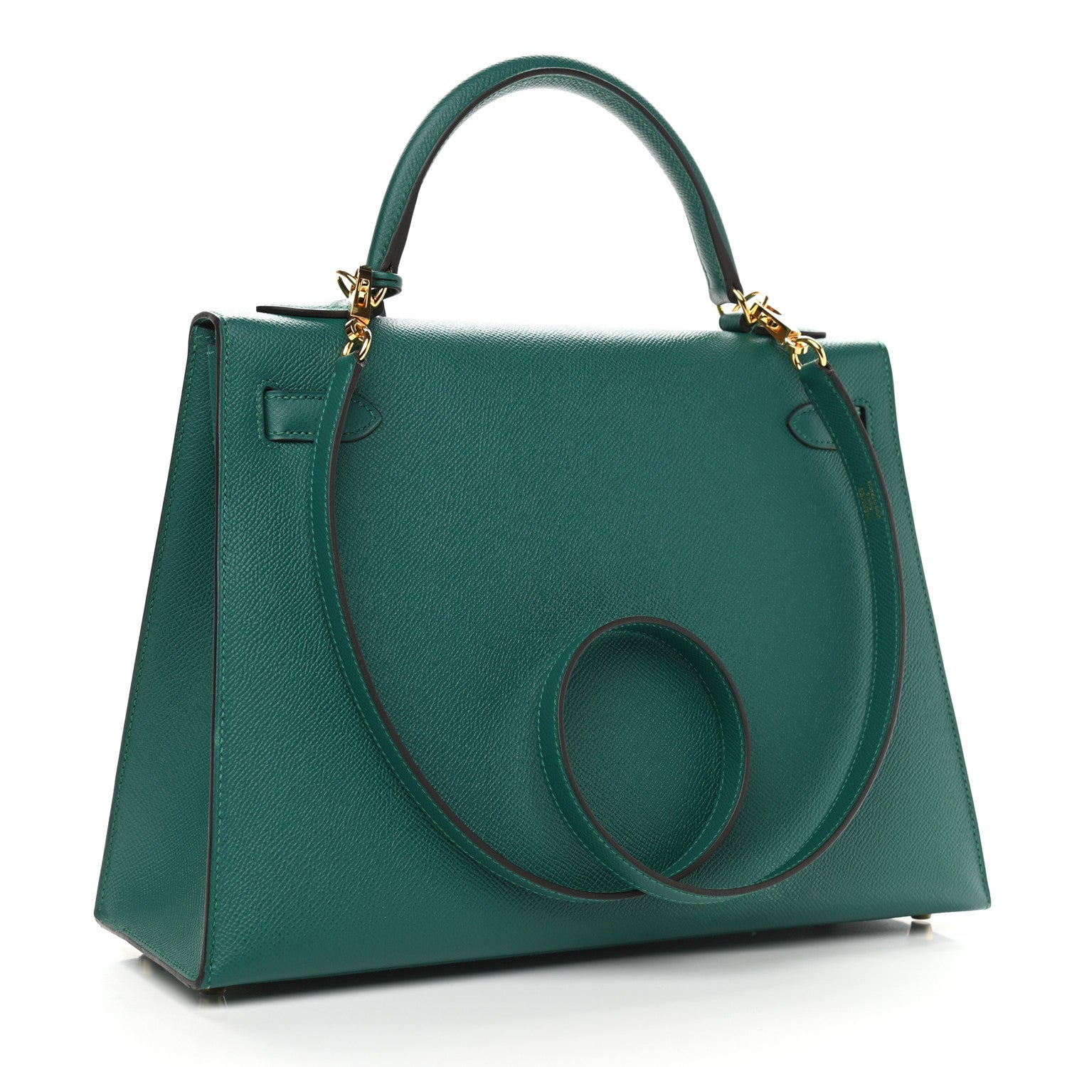 Hermes Epsom Kelly Sellier 32 Malachite 3 of 14