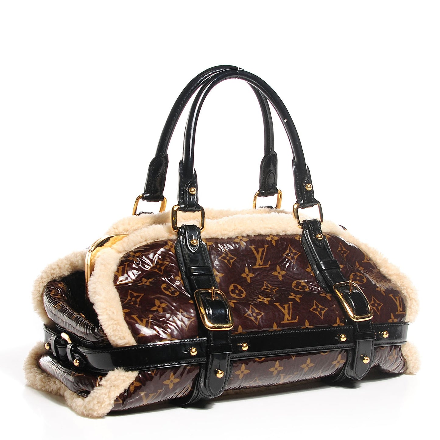 Monogram Shearling Sac Storm