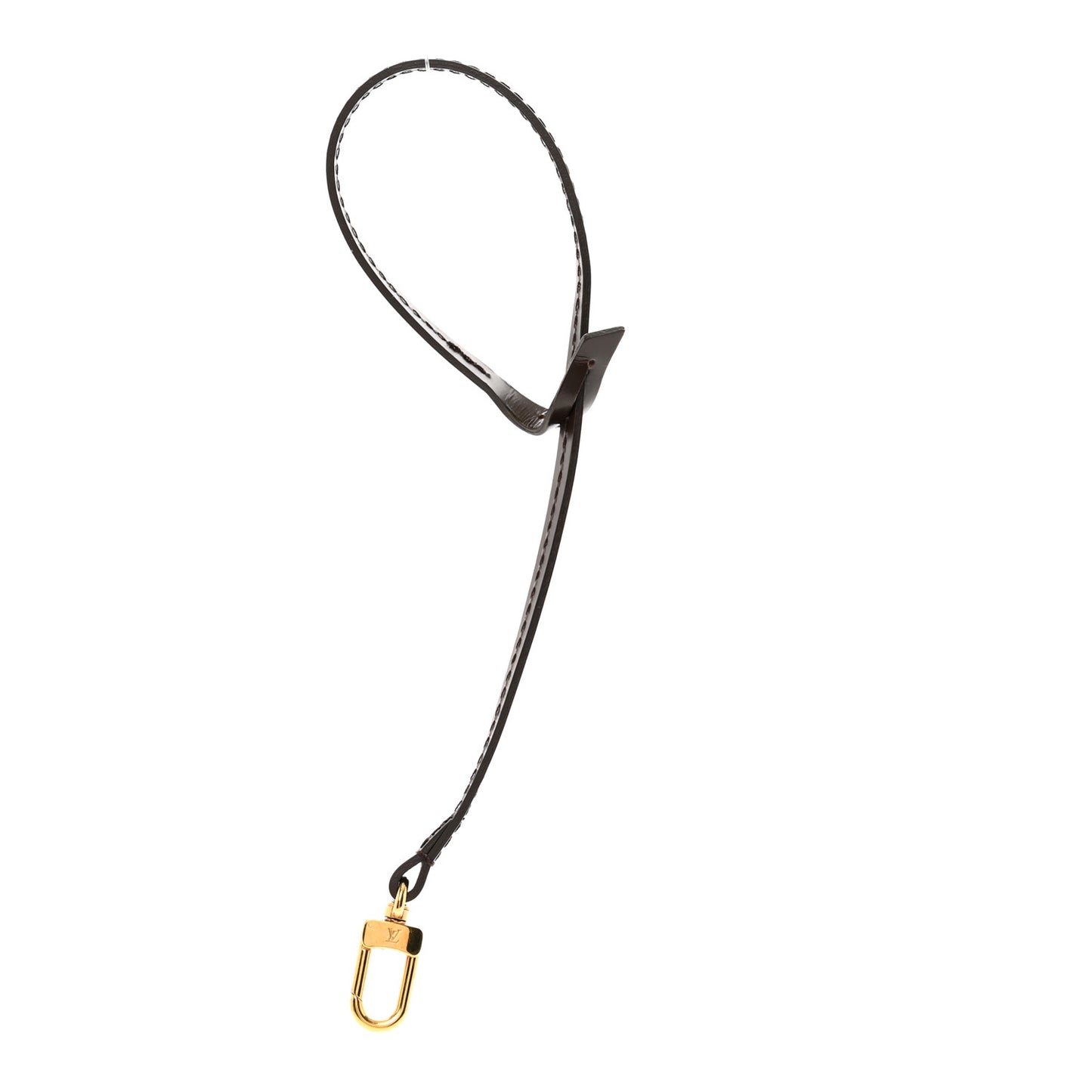 Calfskin Pochette Accessories Strap Brown