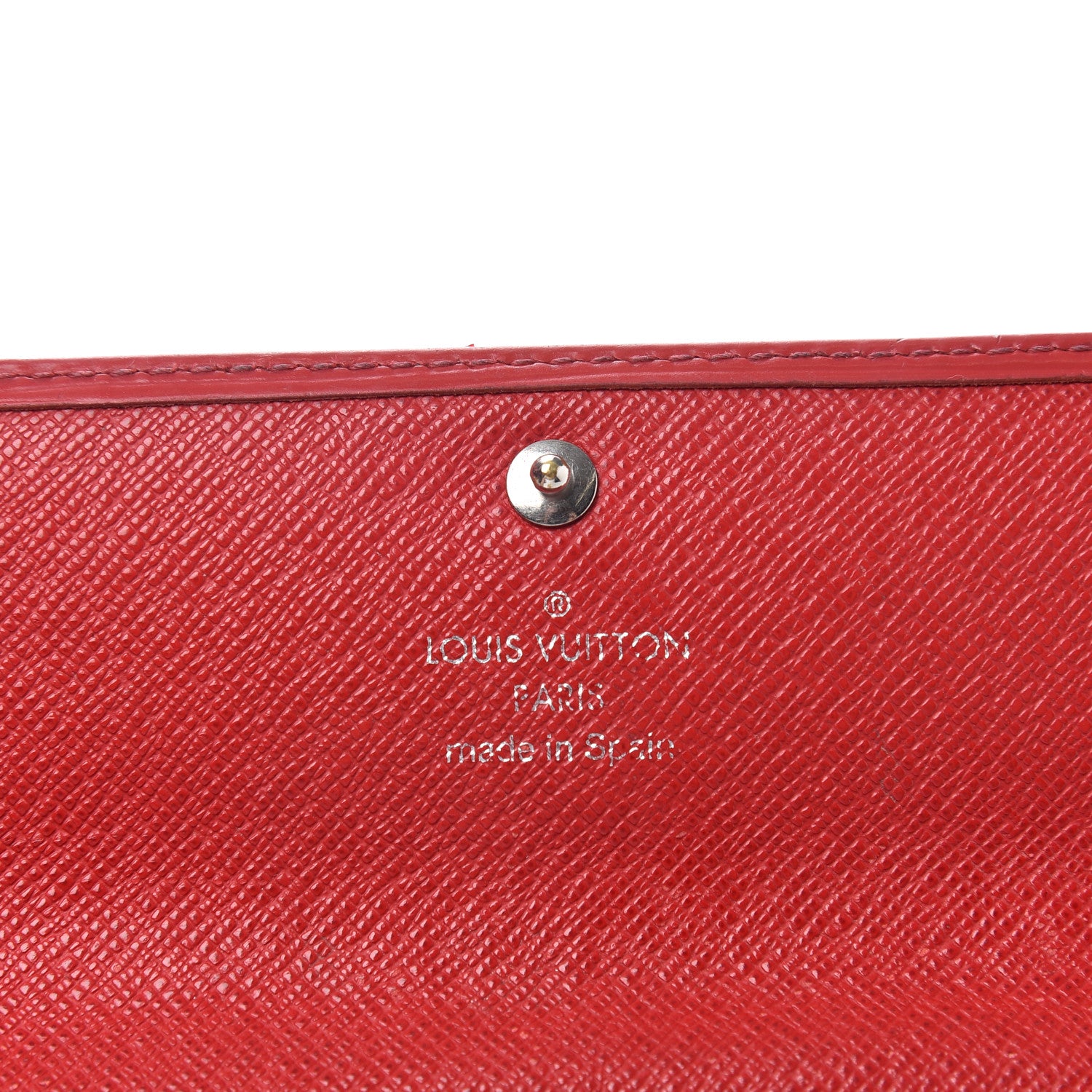 Louis Vuitton Epi Sarah Wallet Castillan Red 6 of 7