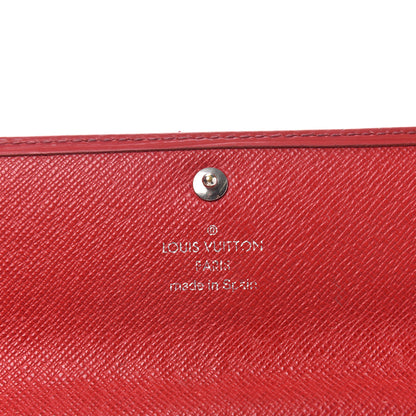 Louis Vuitton Epi Sarah Wallet Castillan Red 6 of 7