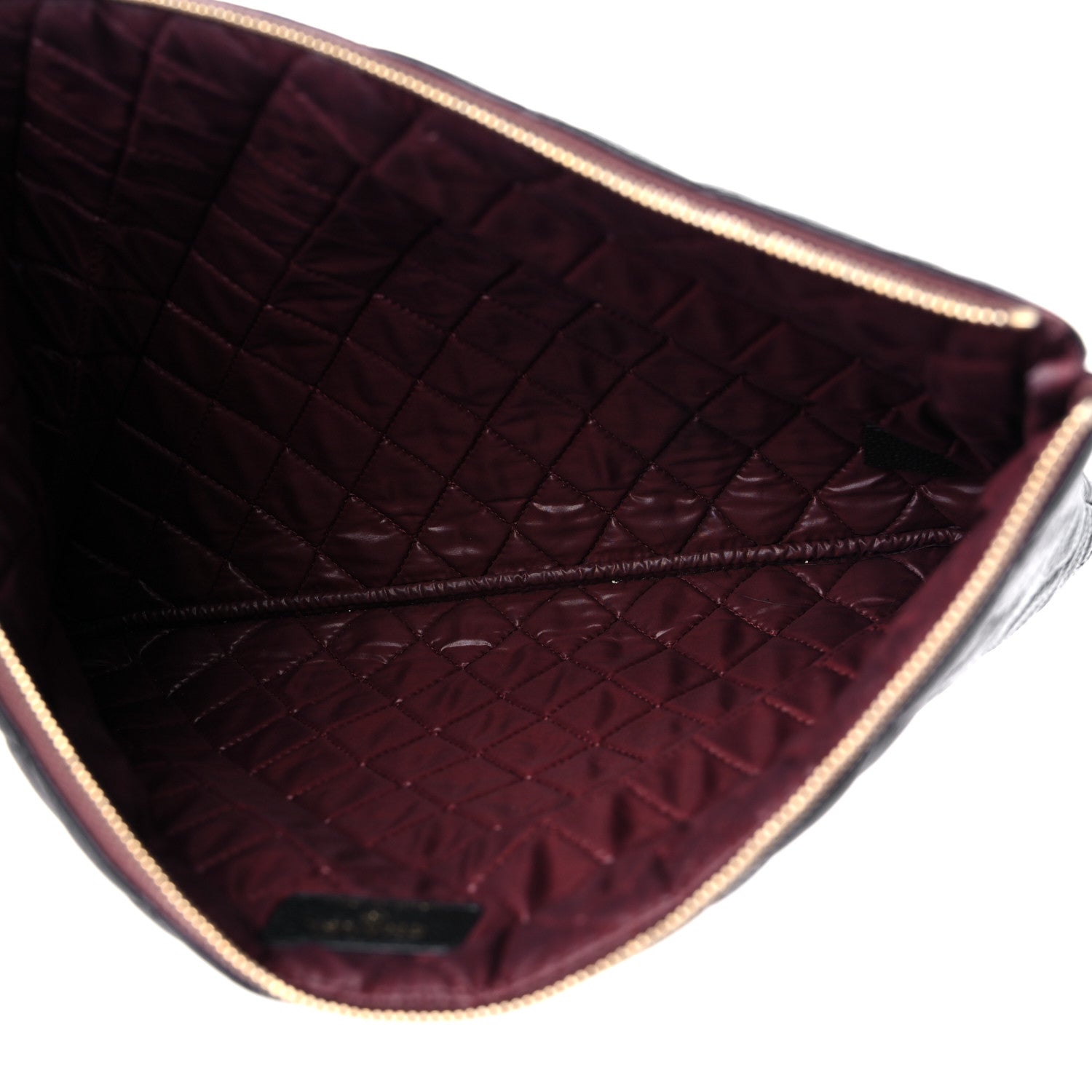 Chanel Caviar Quilted Large Cosmetic Case Black 5 of 9