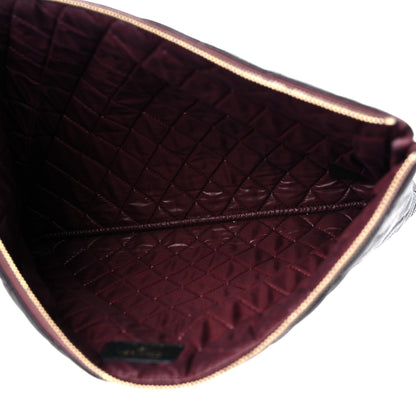 Chanel Caviar Quilted Large Cosmetic Case Black 5 of 9