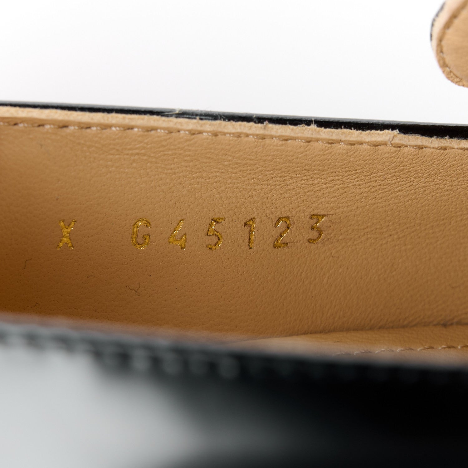 Chanel Shiny Calfskin Logo Loafers 35 Black 8 of 9