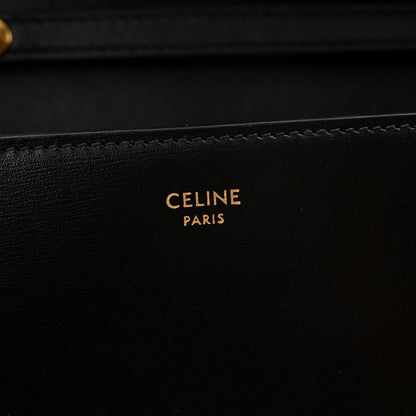 Celine Shiny Calfskin Triomphe Margo Wallet on Chain Black 7 of 11